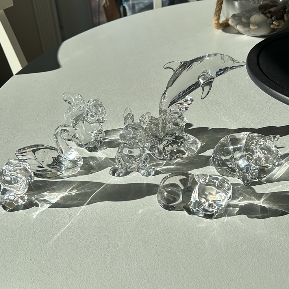 Princess House Crystal Animal Figurines